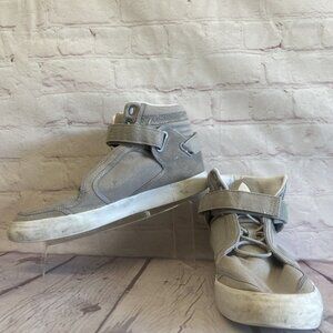 Adidas Adi-Rise Mid Sneakers Men Sz 10 Athletic Basketball G49309 Gray High Tops